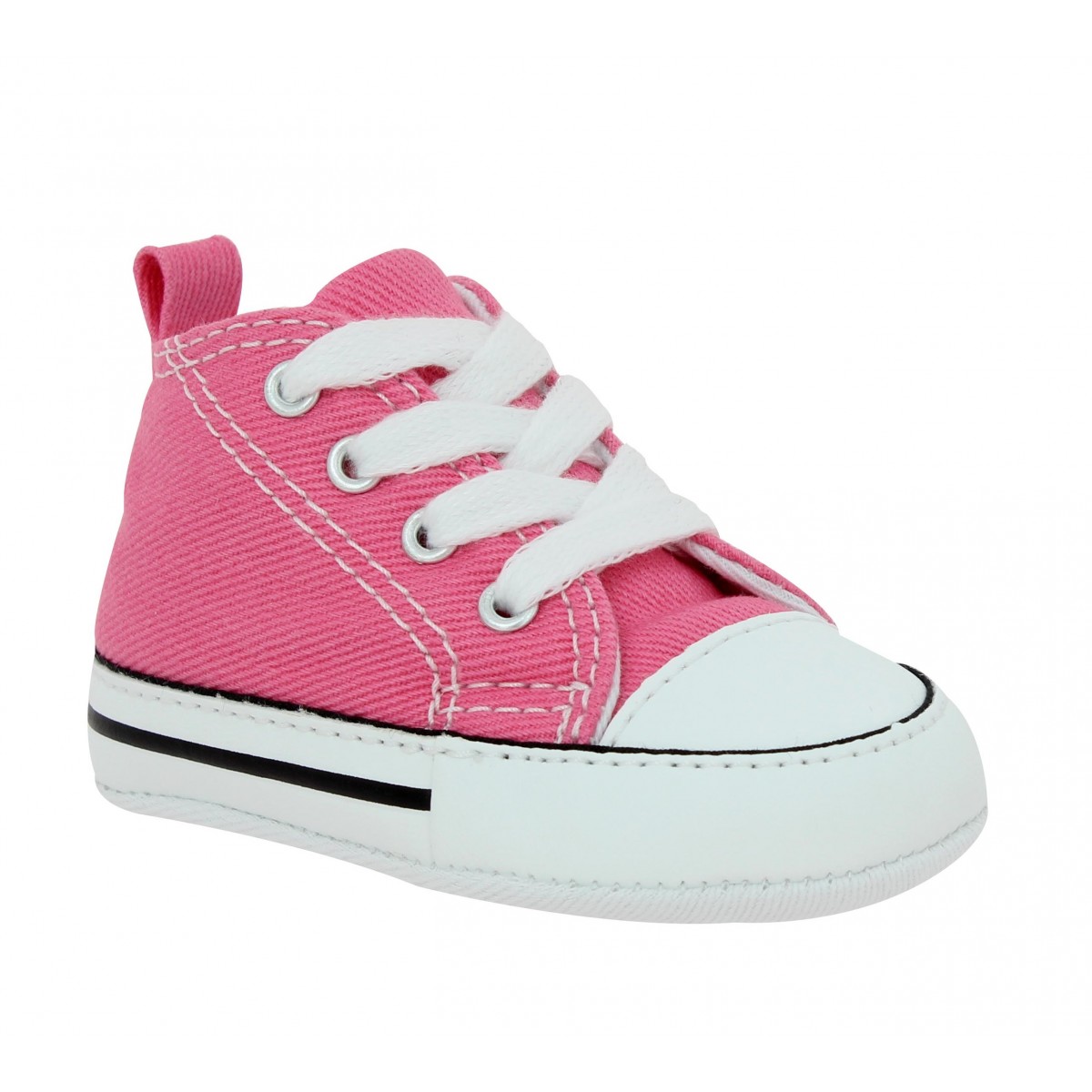 Baskets CONVERSE First Star toile Enfant Rose