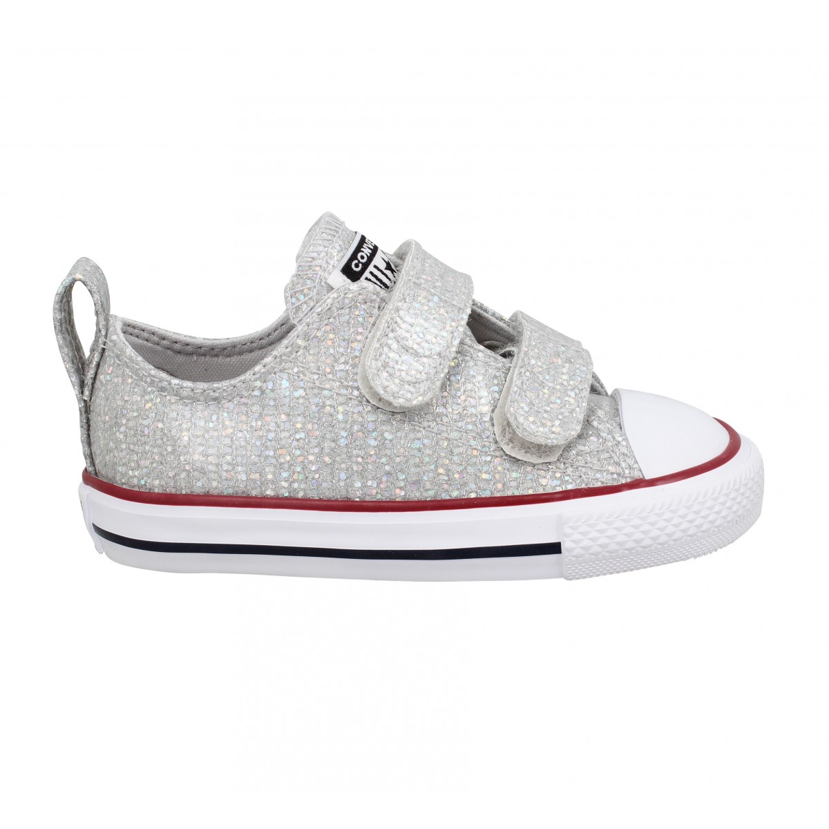 converse argent enfant