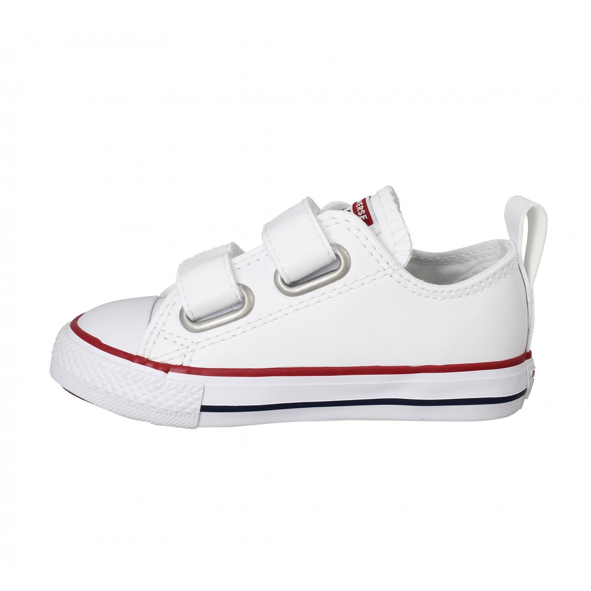 Converse blanche cuir enfant deals