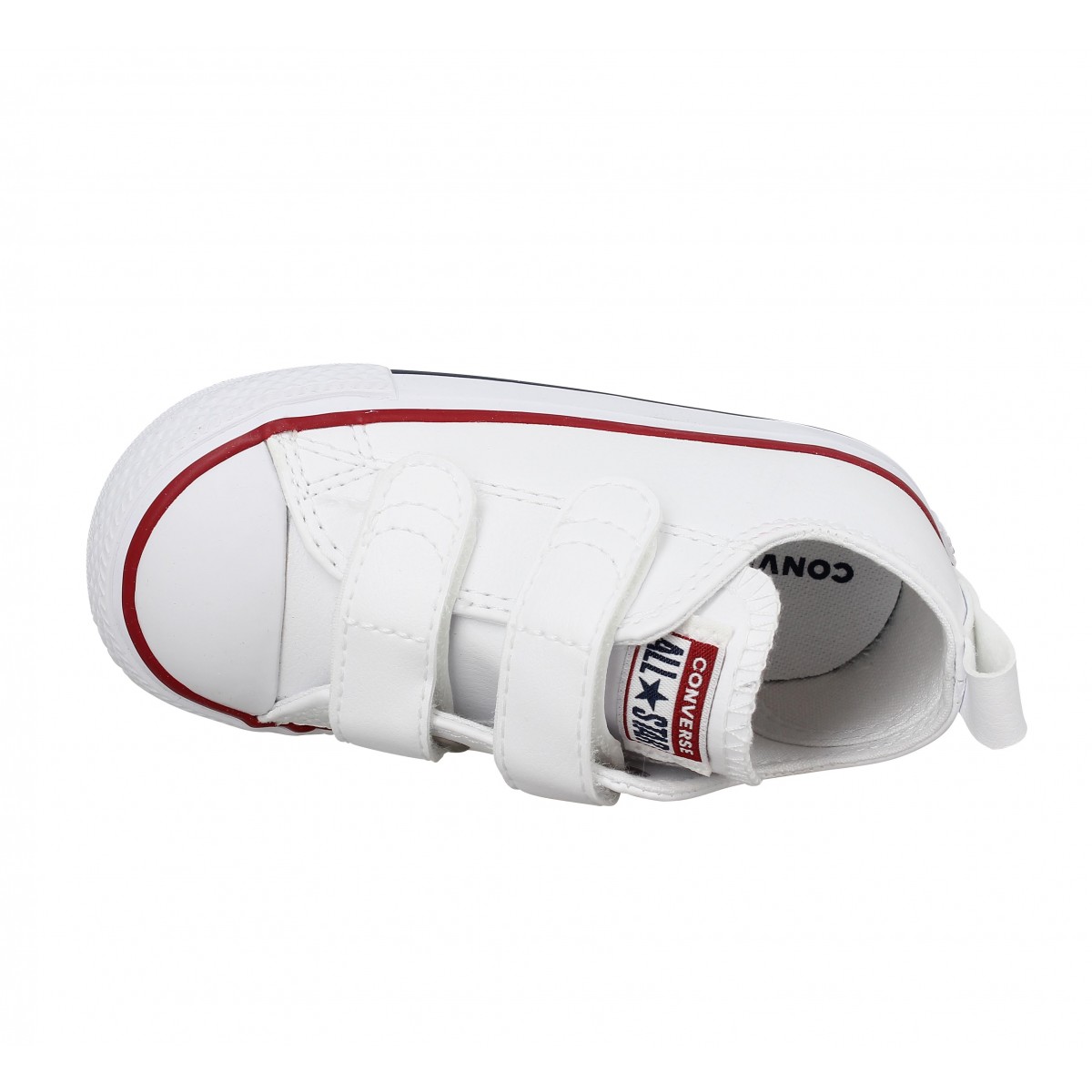 Converse cuir hot sale blanc enfant