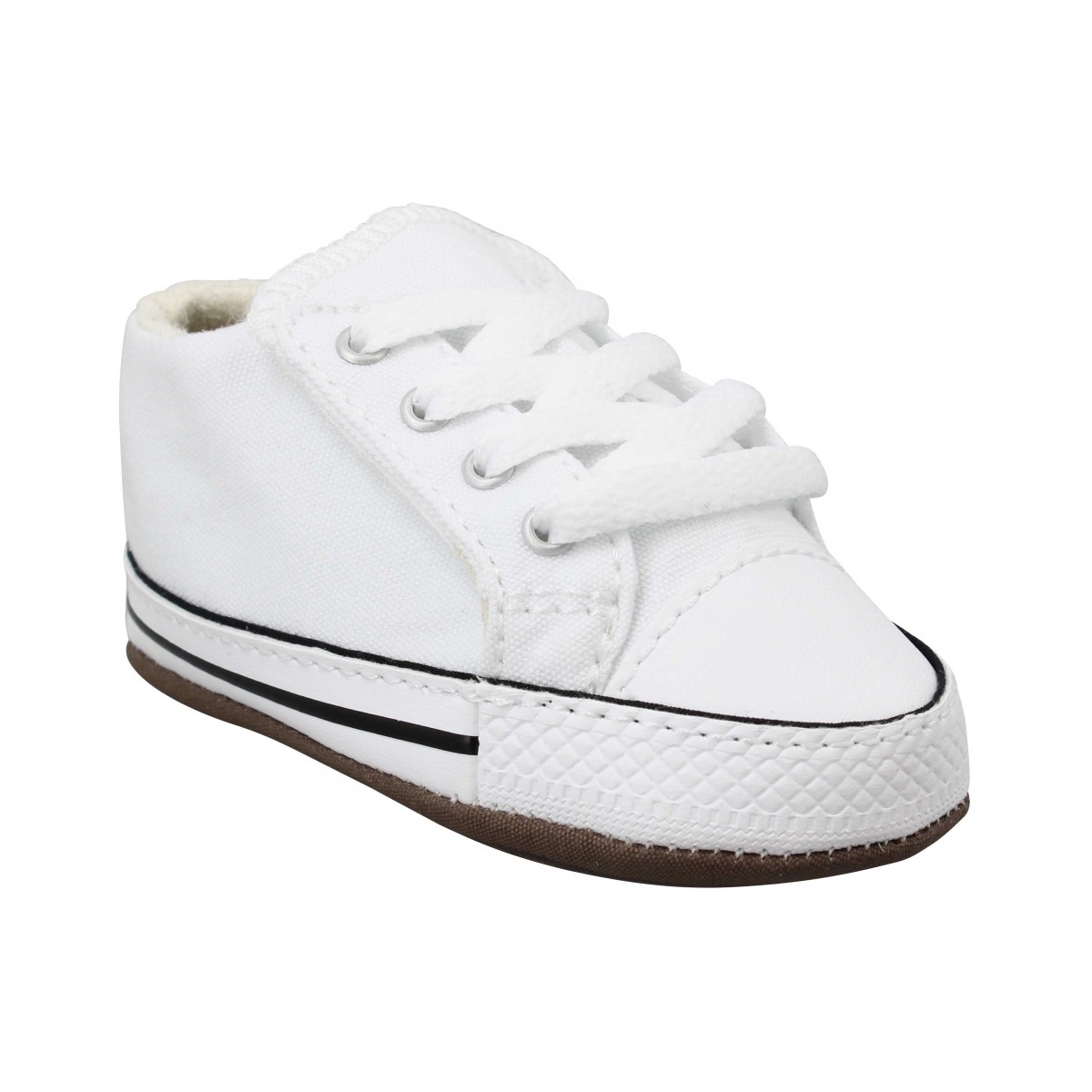 Baskets CONVERSE Chuck Taylor All Star Cribster Mid toile Enfant Blanc