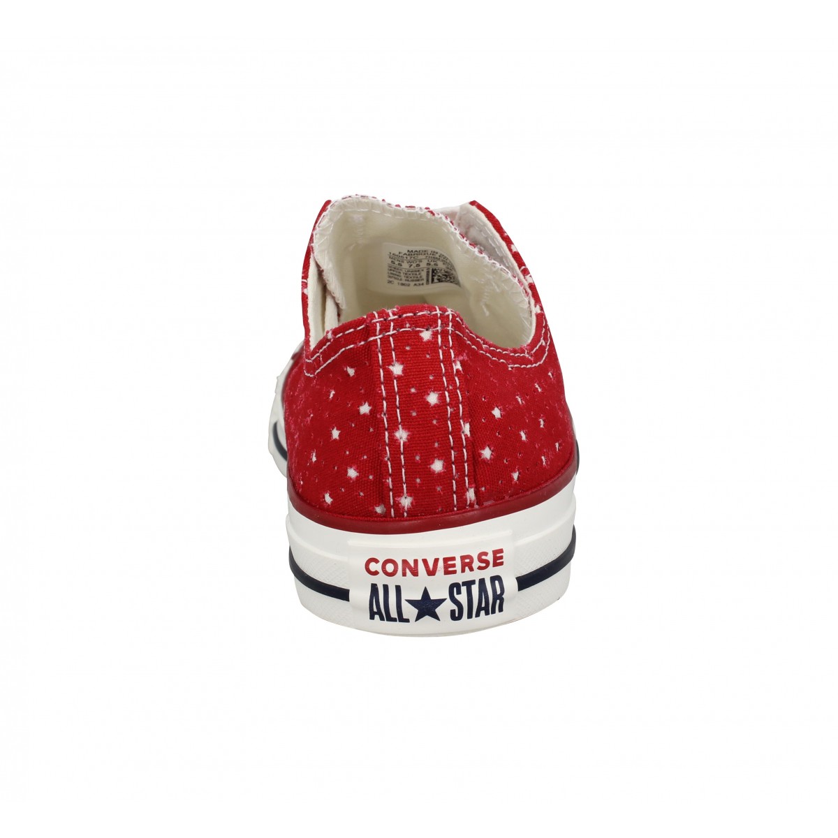 converse rouge etoile