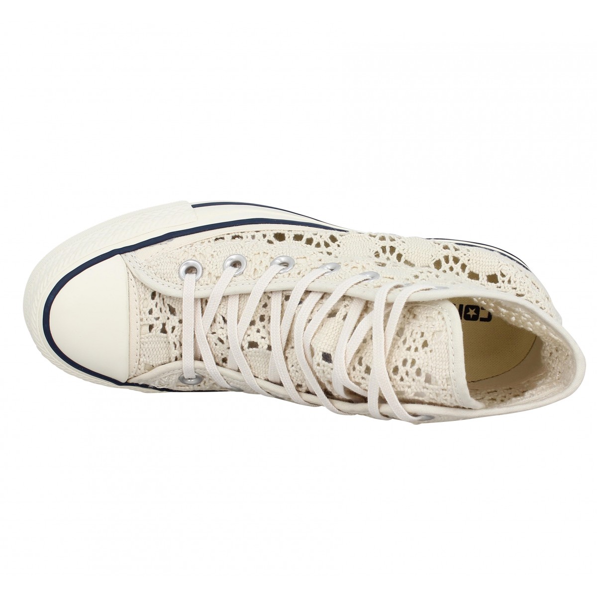 Converse dentelle beige cheap