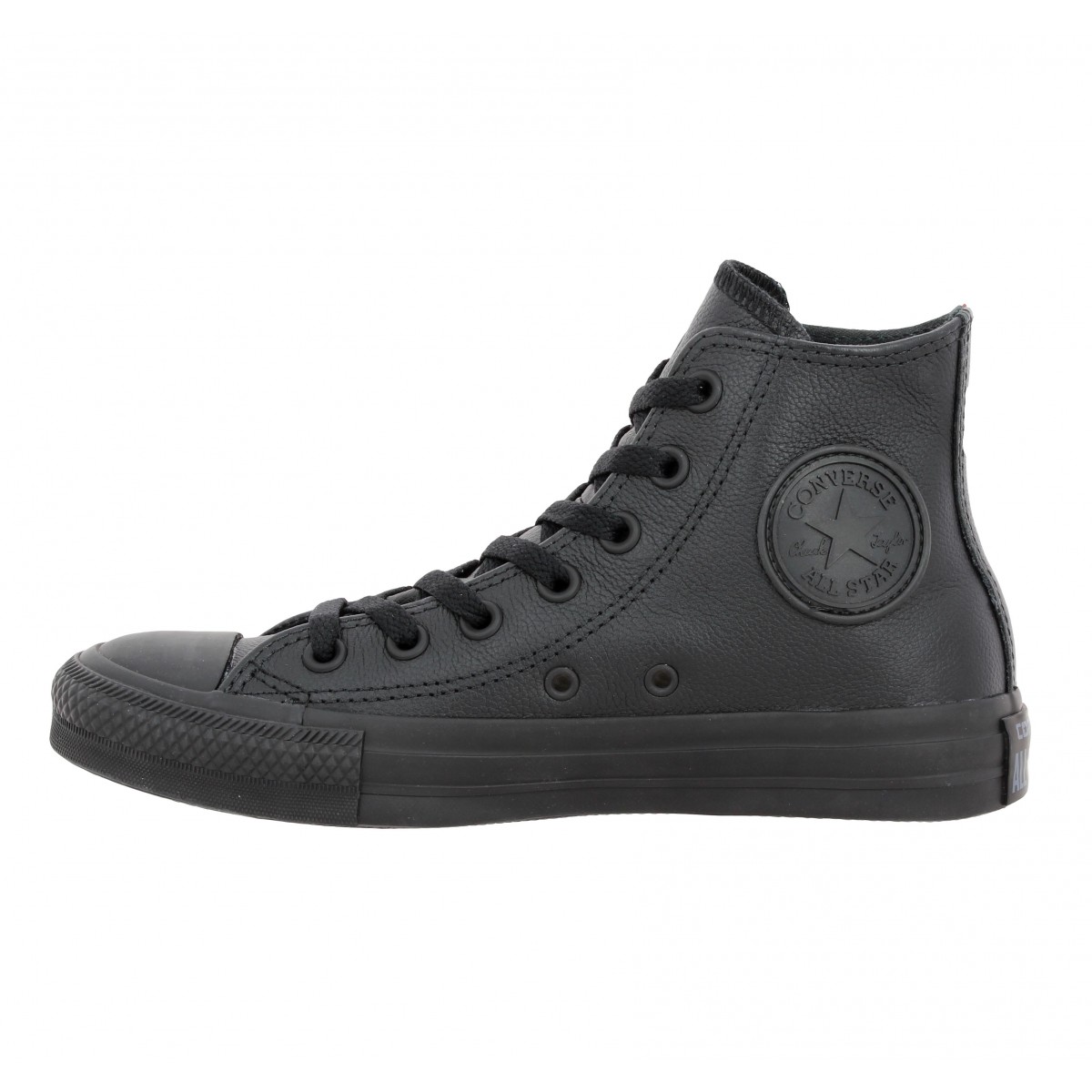 converse cuir noir femme 38