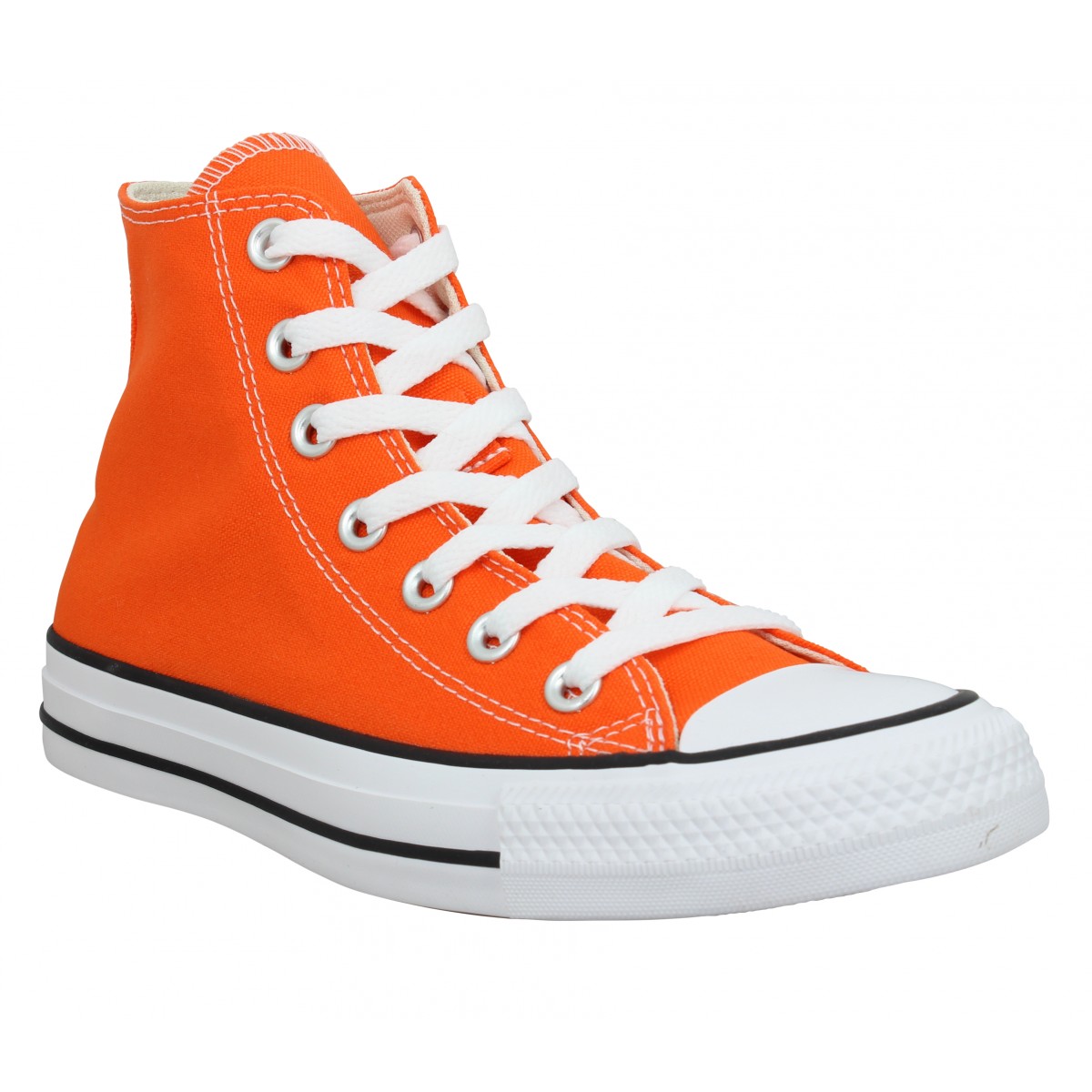 converse orange femme