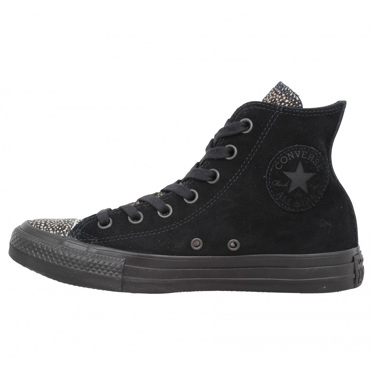 converse velour noir