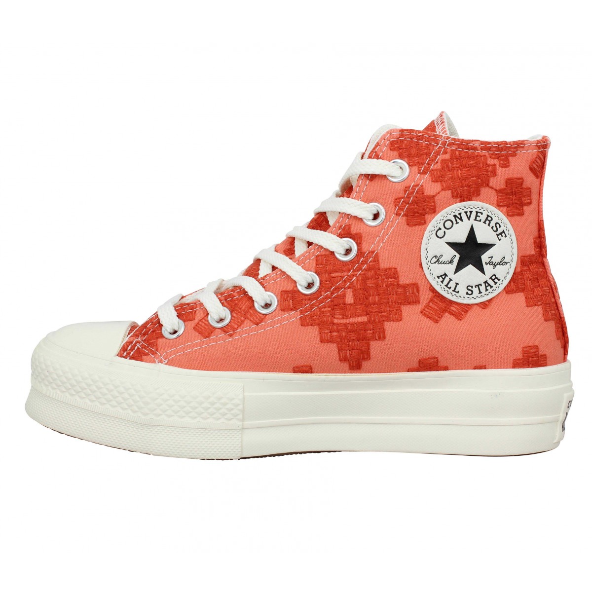 Converse blanche semelle orange clearance