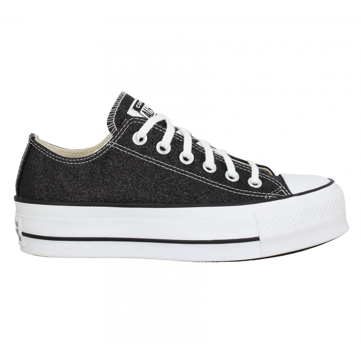 converse paillette noir
