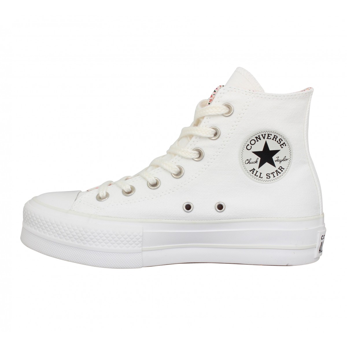 Converse chuck taylor all star lift toile denim femme creme femme