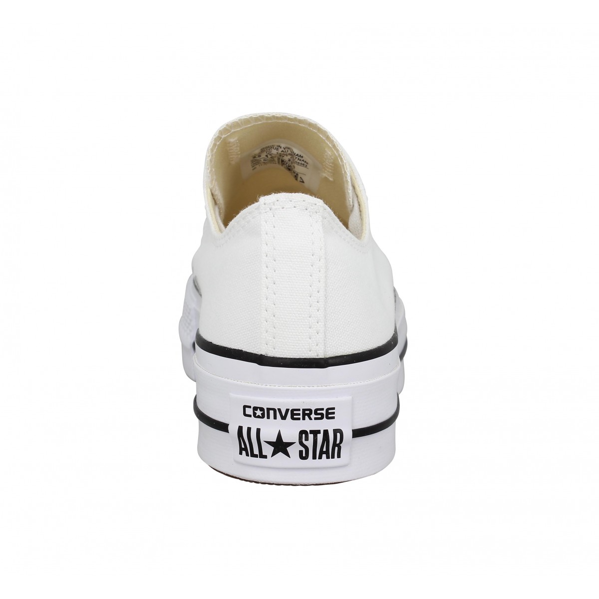 Converse vernis blanche top