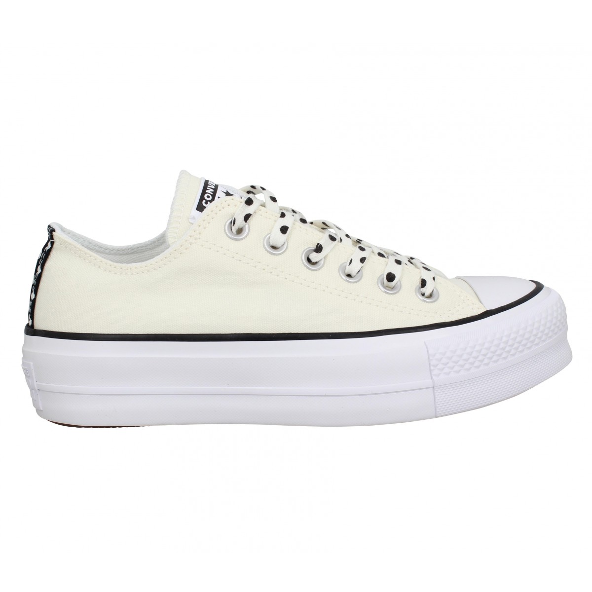 Chaussures Femme Converse CHUCK TAYLOR ALL STAR LIFT Beige S 2