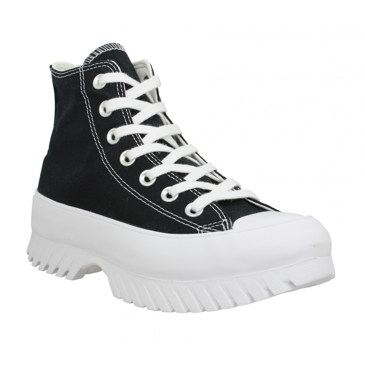 Converse haute noir courir best sale