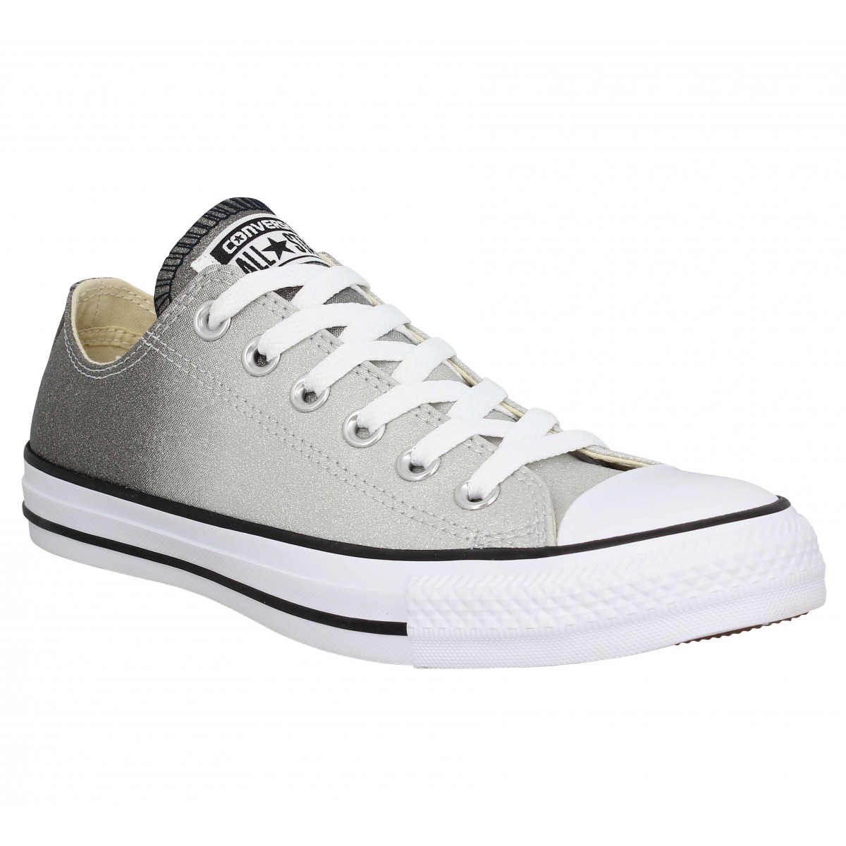 Converse femme grise pailletée hot sale