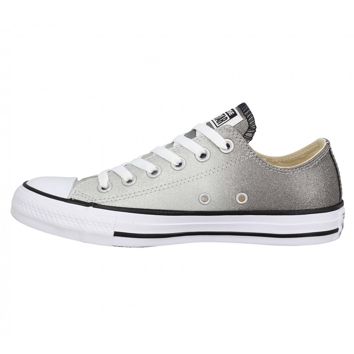Converse femme grise pailletée shop