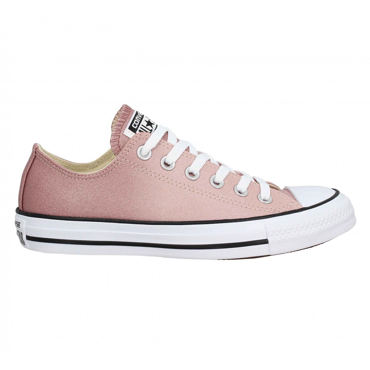 converse rose paillette