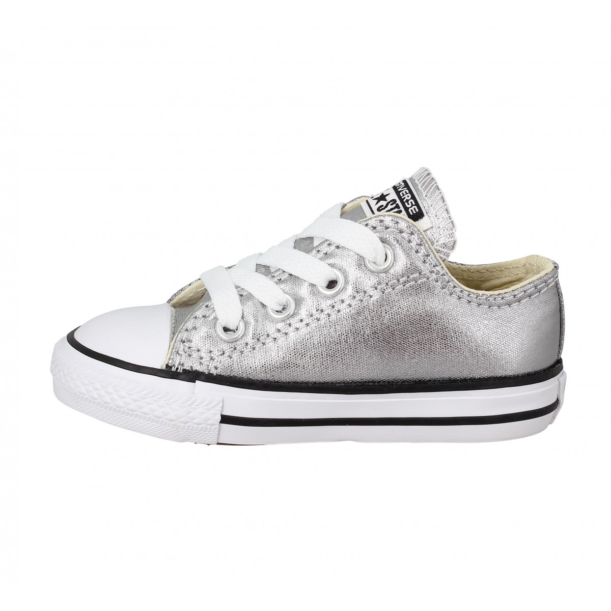 converse argent bebe