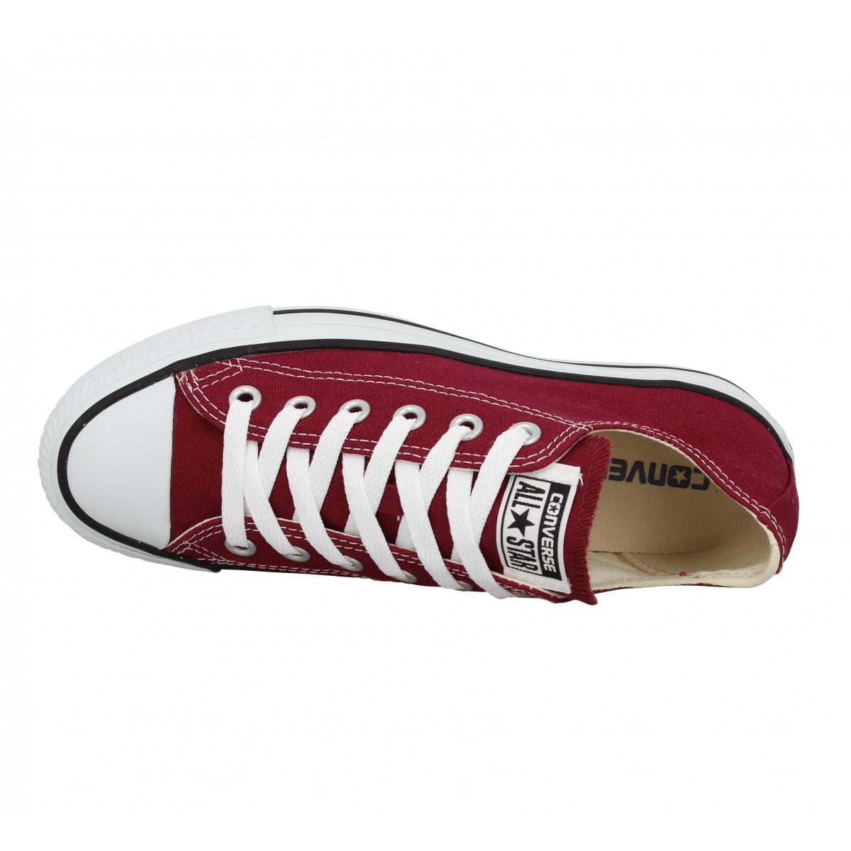 Converses bordeaux hot sale basses femme