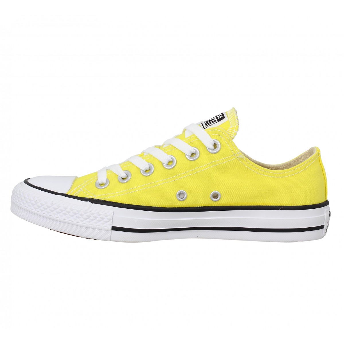 converse femme jaune