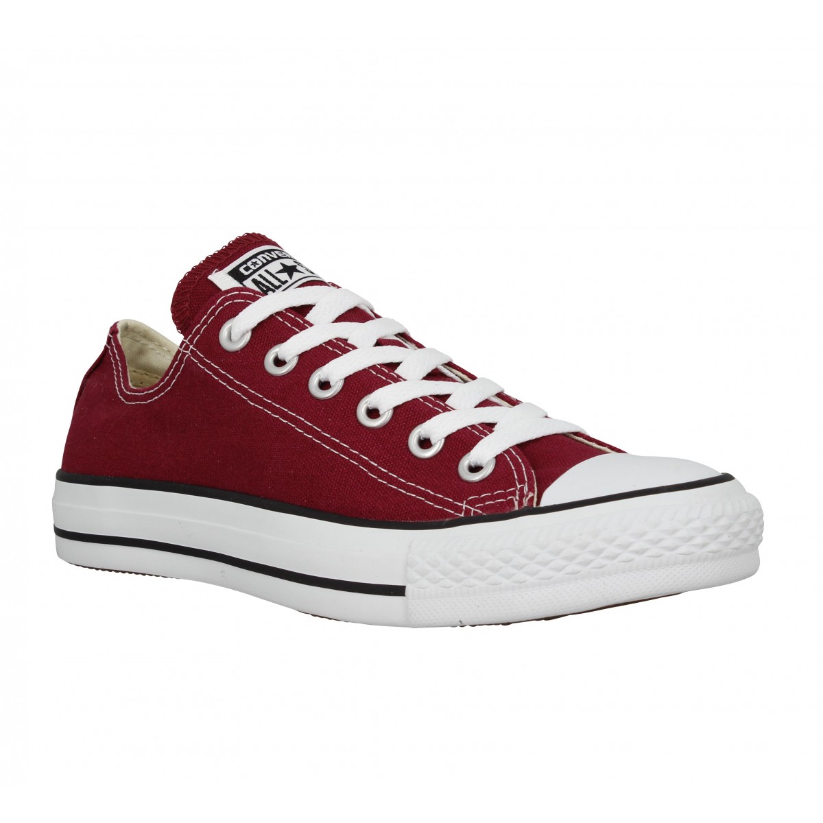 converse femme basse bordeaux