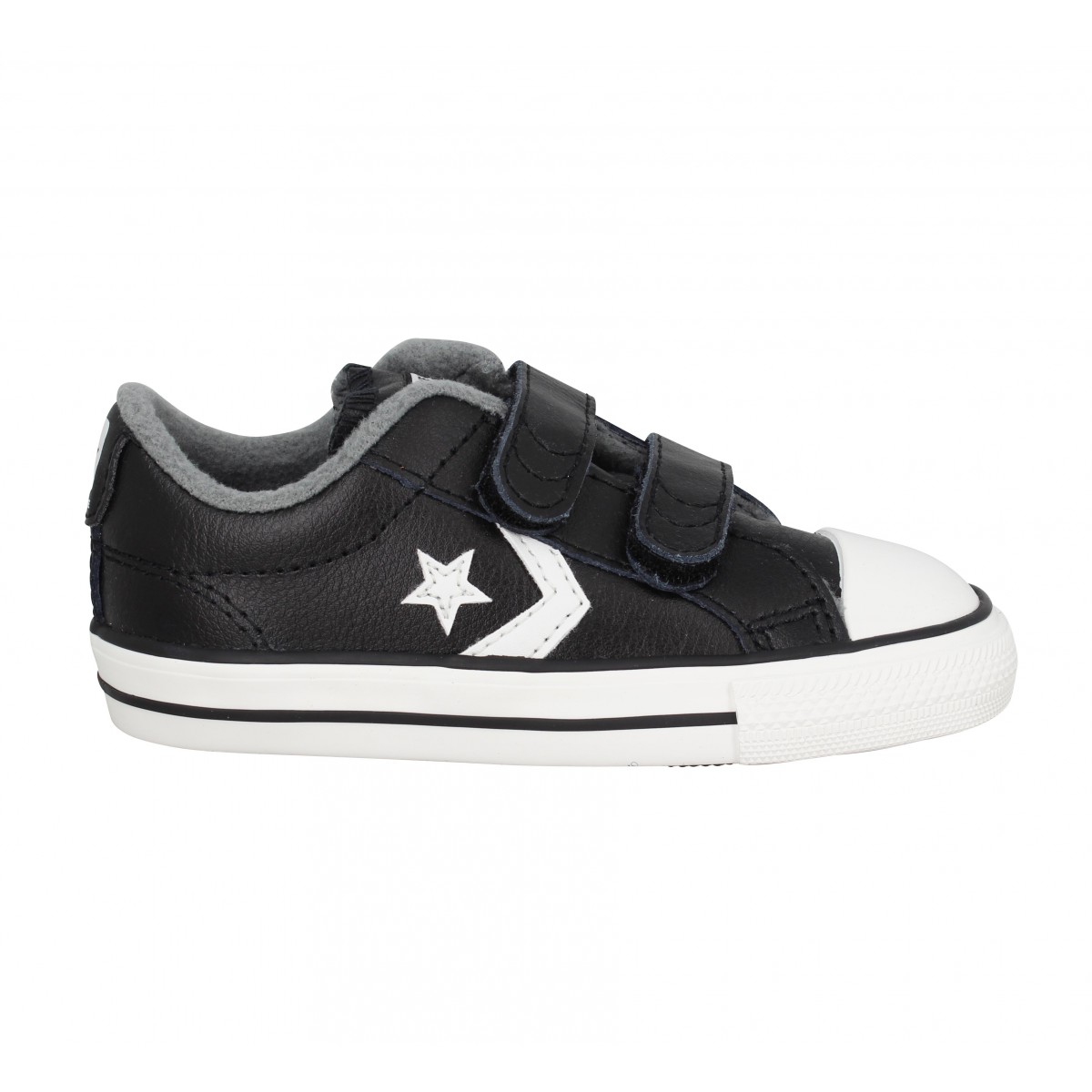 converse cuir enfant