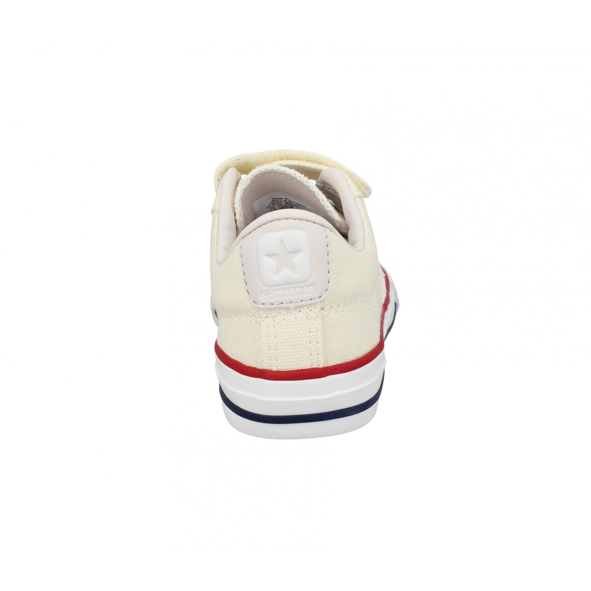 Converse star player 3v toile enfant egret enfants Fanny chaussures
