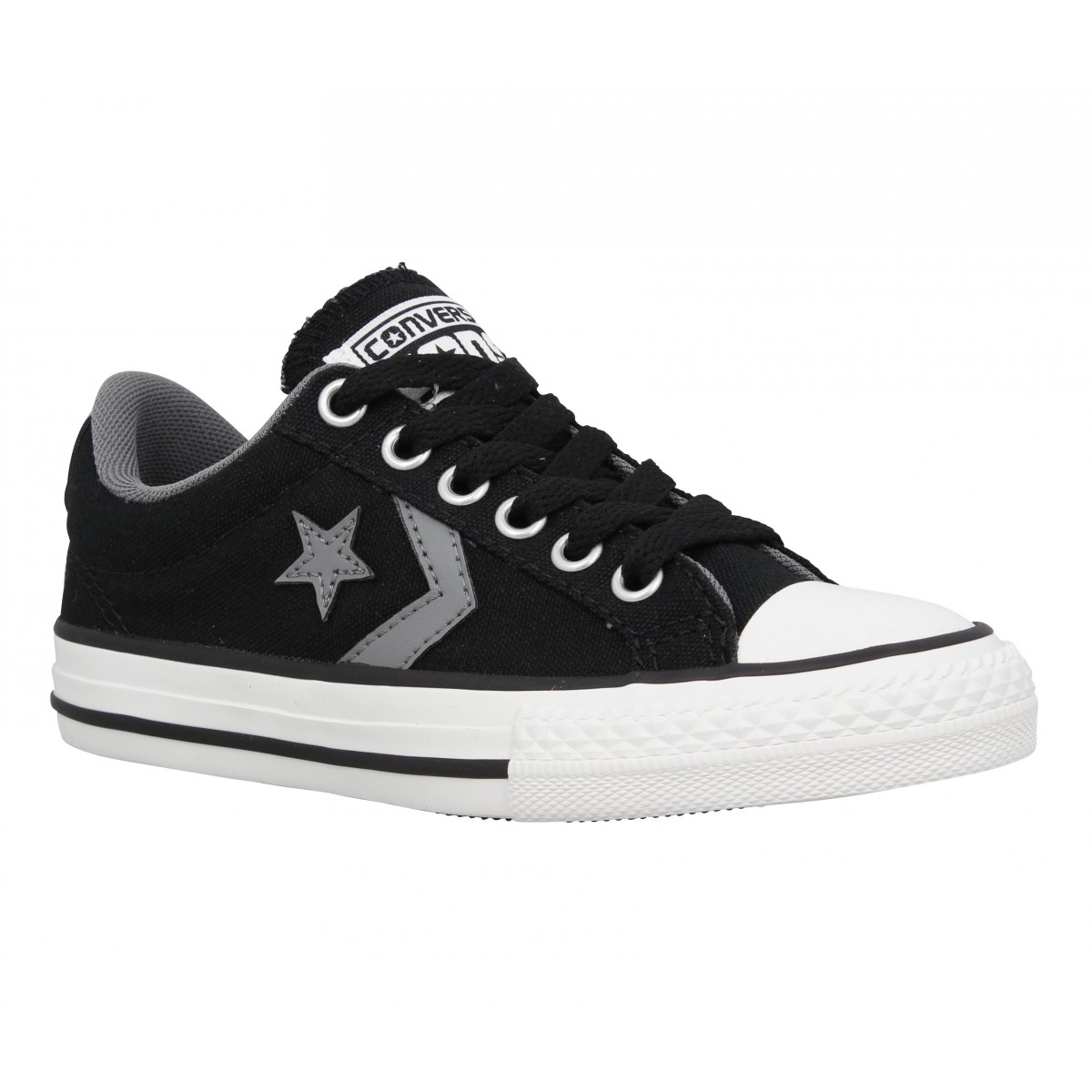 Baskets CONVERSE Star Player toile Enfant Noir + Gris