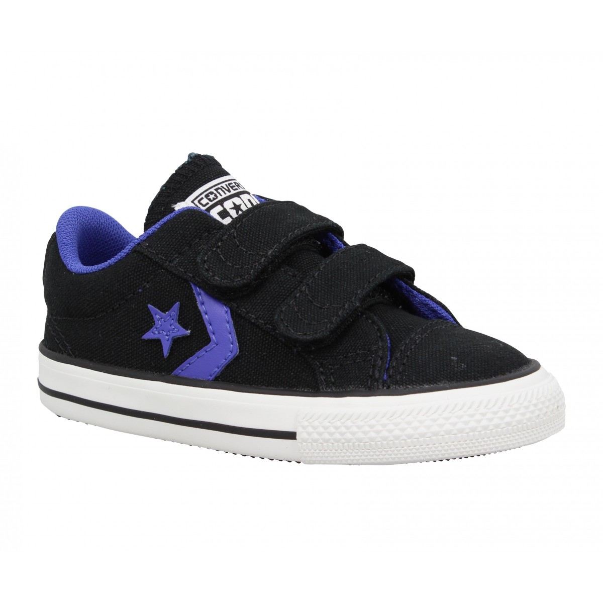 Baskets CONVERSE Star Player toile Enfant Noir + Violet