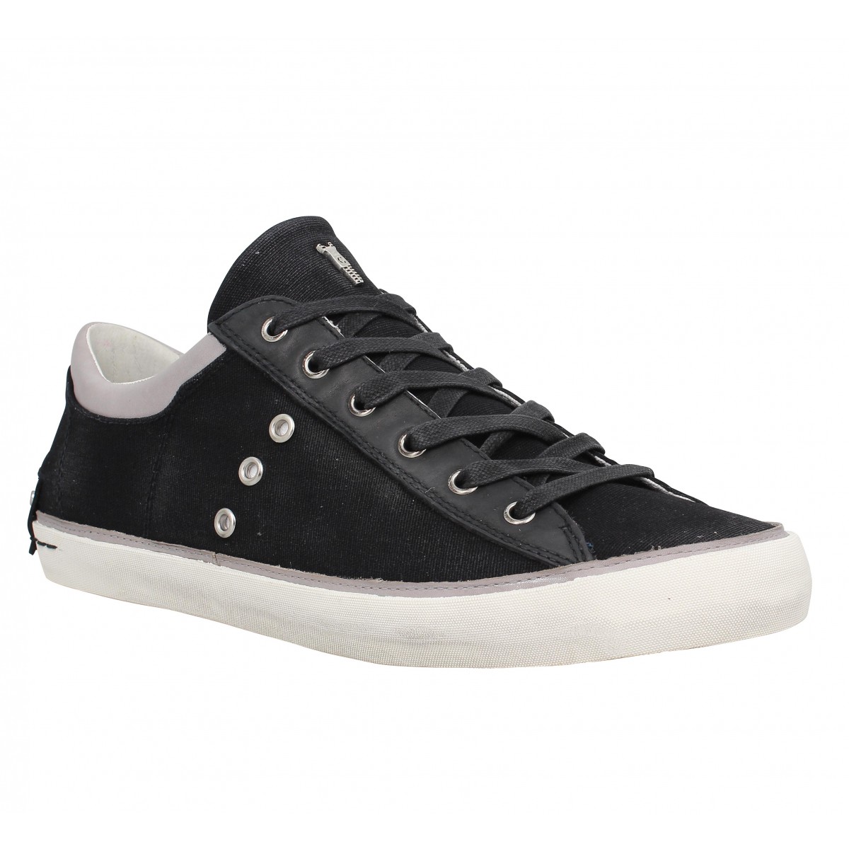 Baskets CRIME 11010 toile Homme Noir