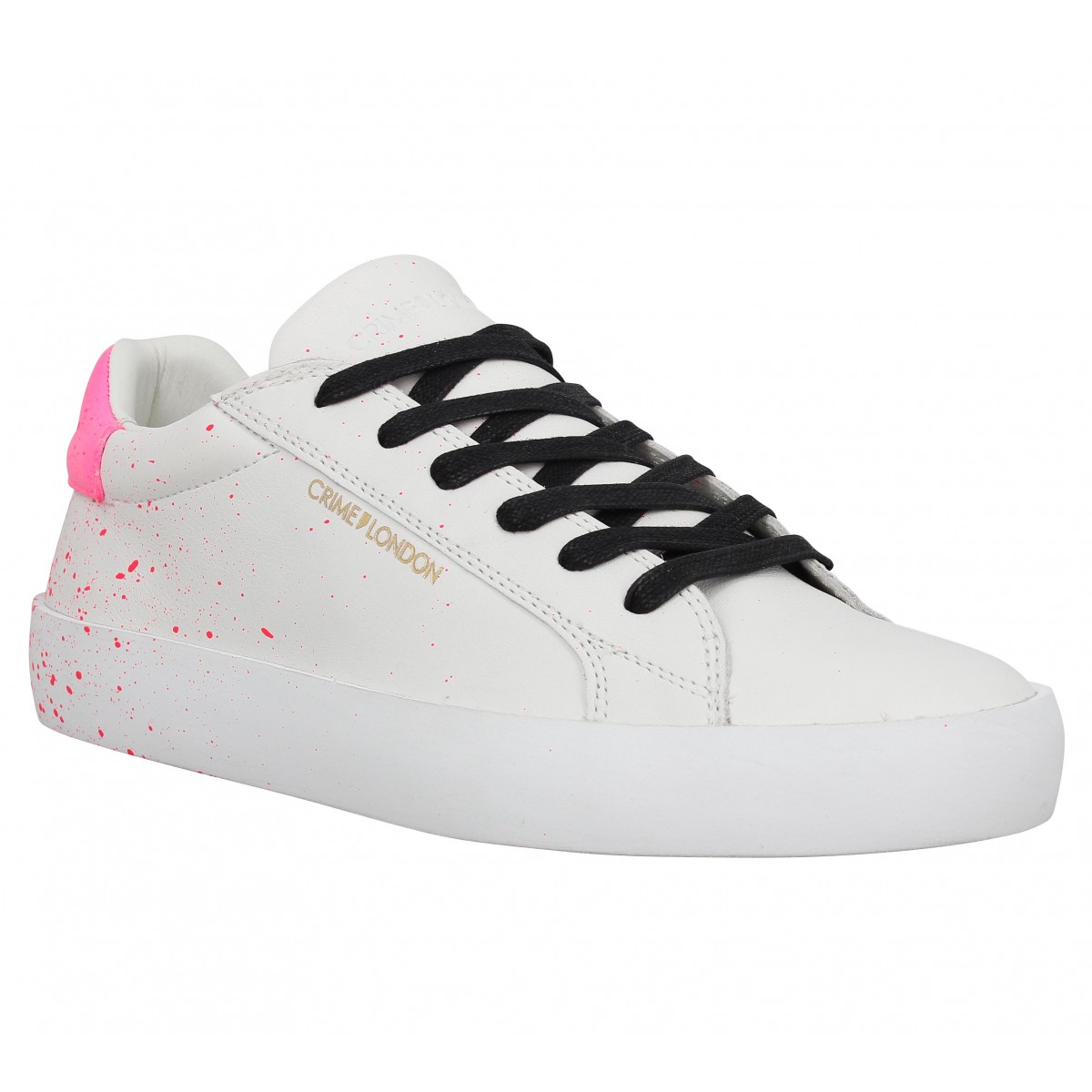 Baskets CRIME 25104 Low Femme Blanc