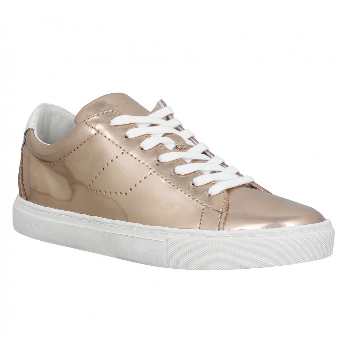 Baskets CRIME 25342 cuir Femme Mirror Rosato