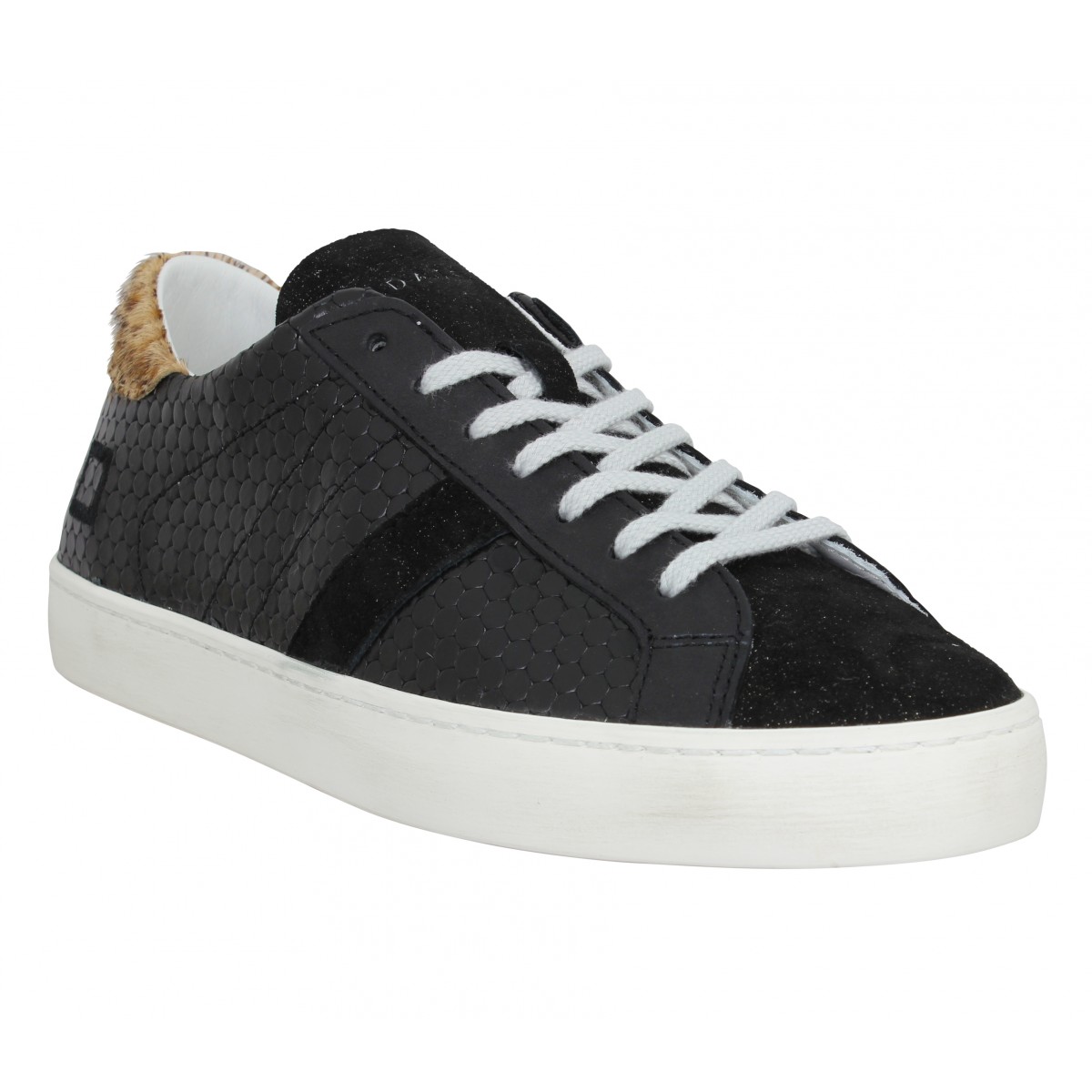 Toutes nos marques Date sneakers hill low pong femme black leo