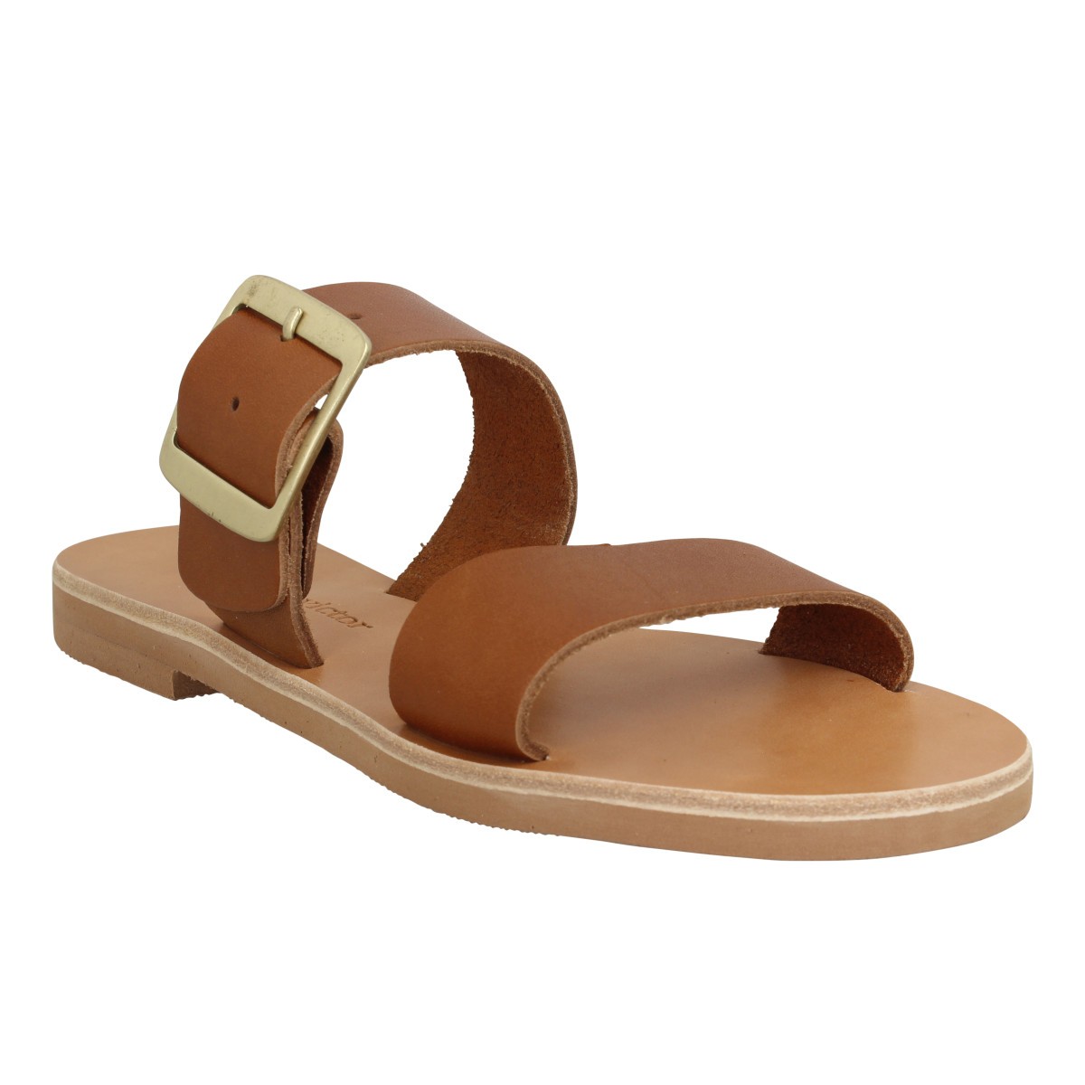 DELPHINE X VICTOR Lou cuir Femme-36-Camel