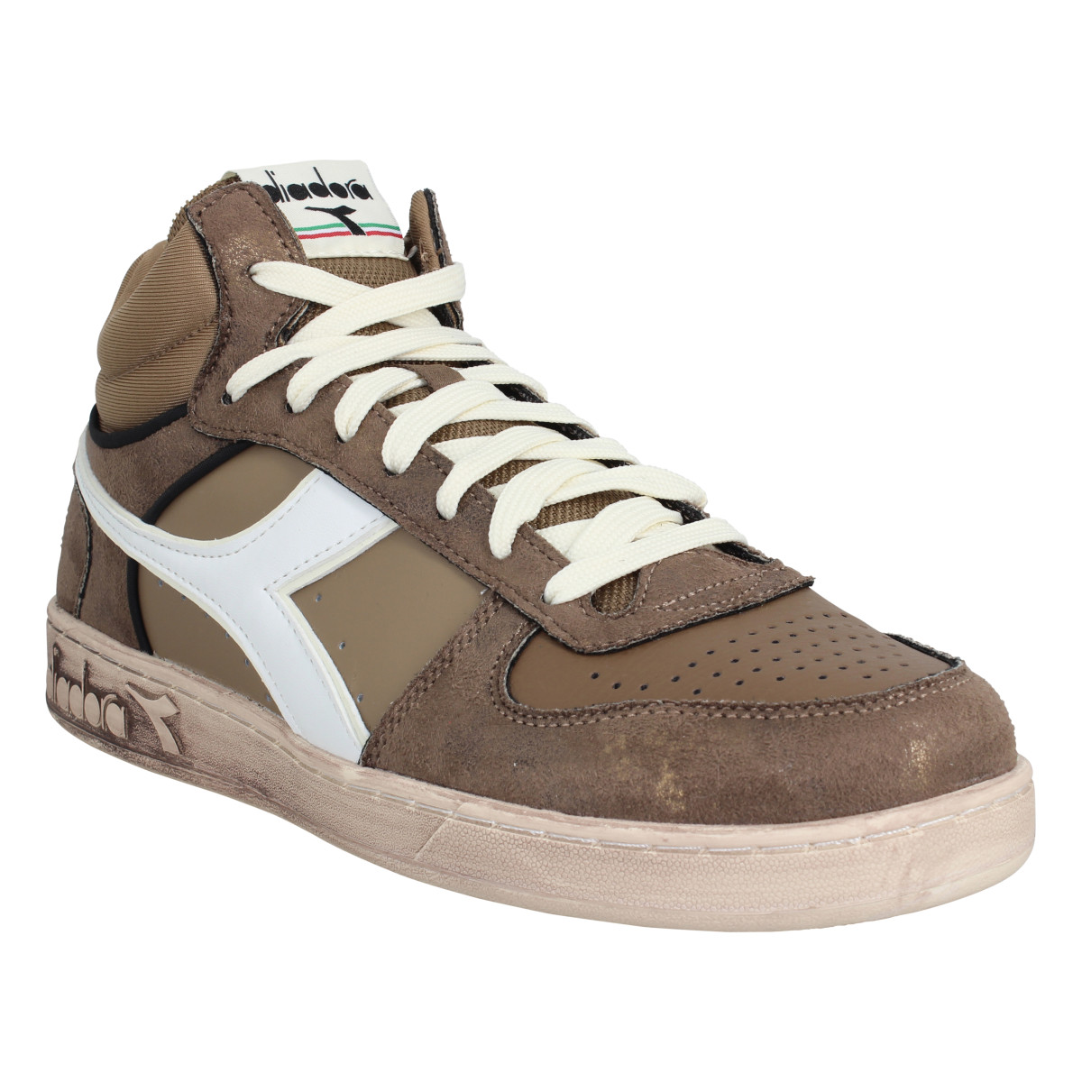 DIADORA Magic Basket Demi cuir simili Homme-40-Cocoa Creme