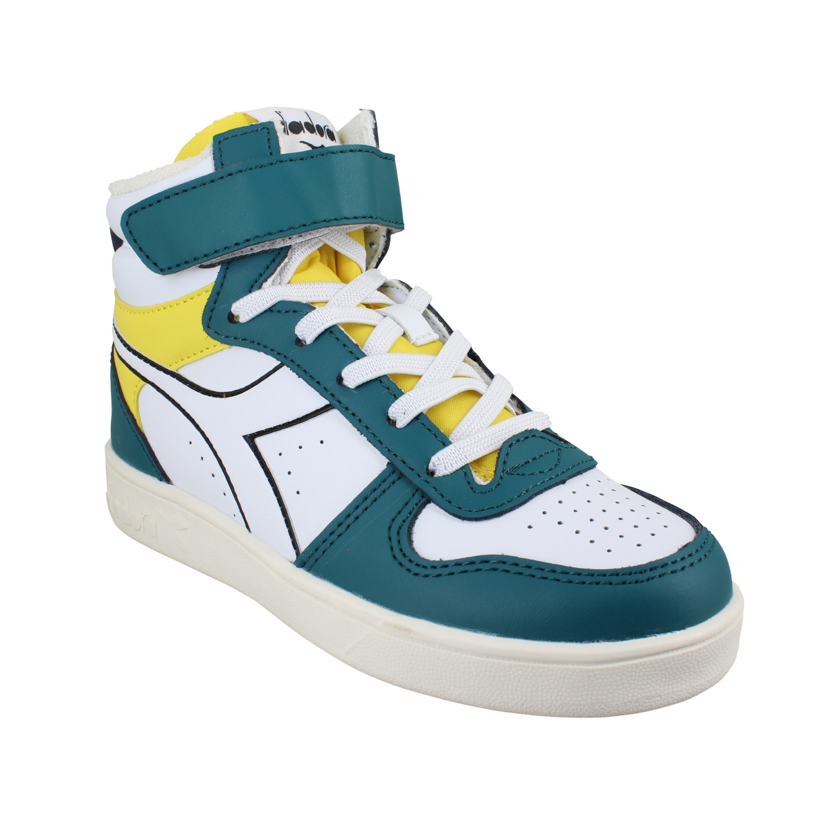 DIADORA Magic Basket Mid cuir simili Enfant-28-Deeplake