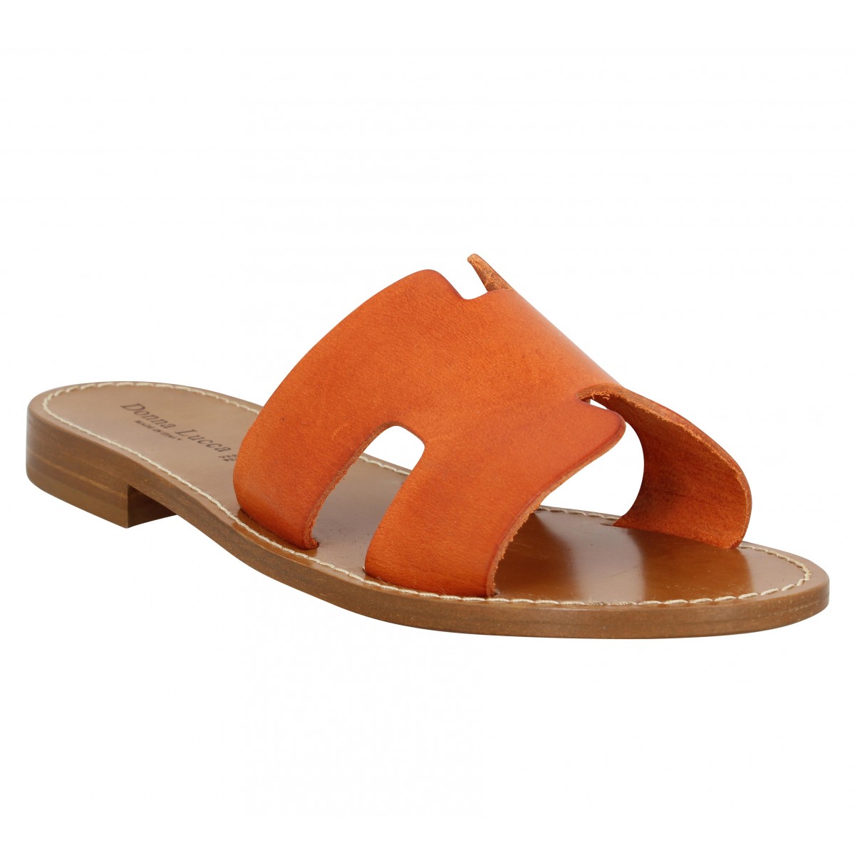 Mules hot sale orange femme