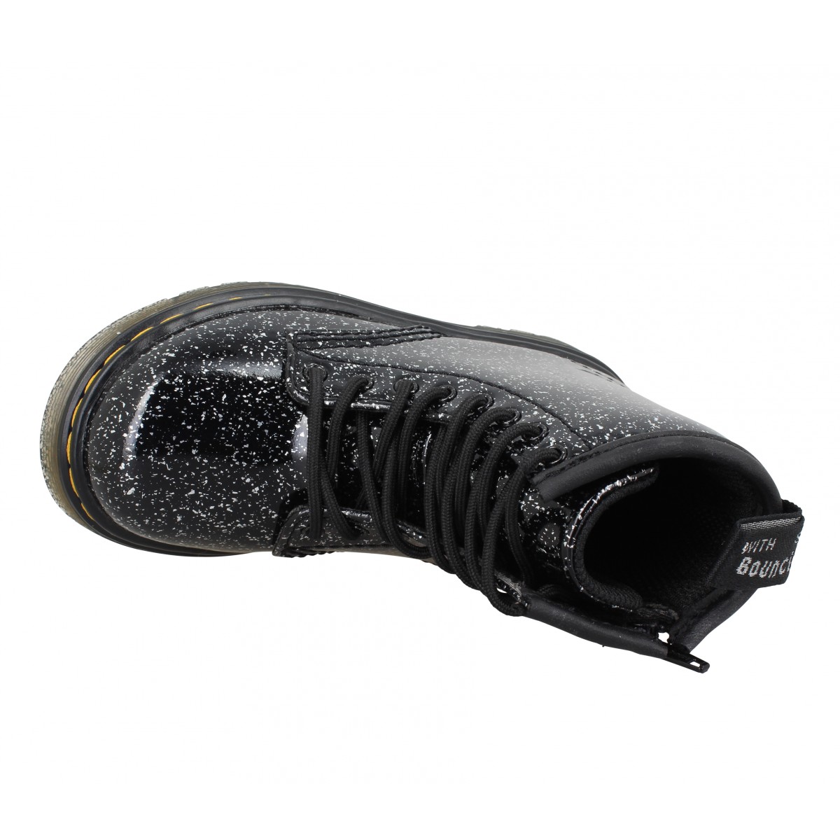 Dr martens cheap glitter noir