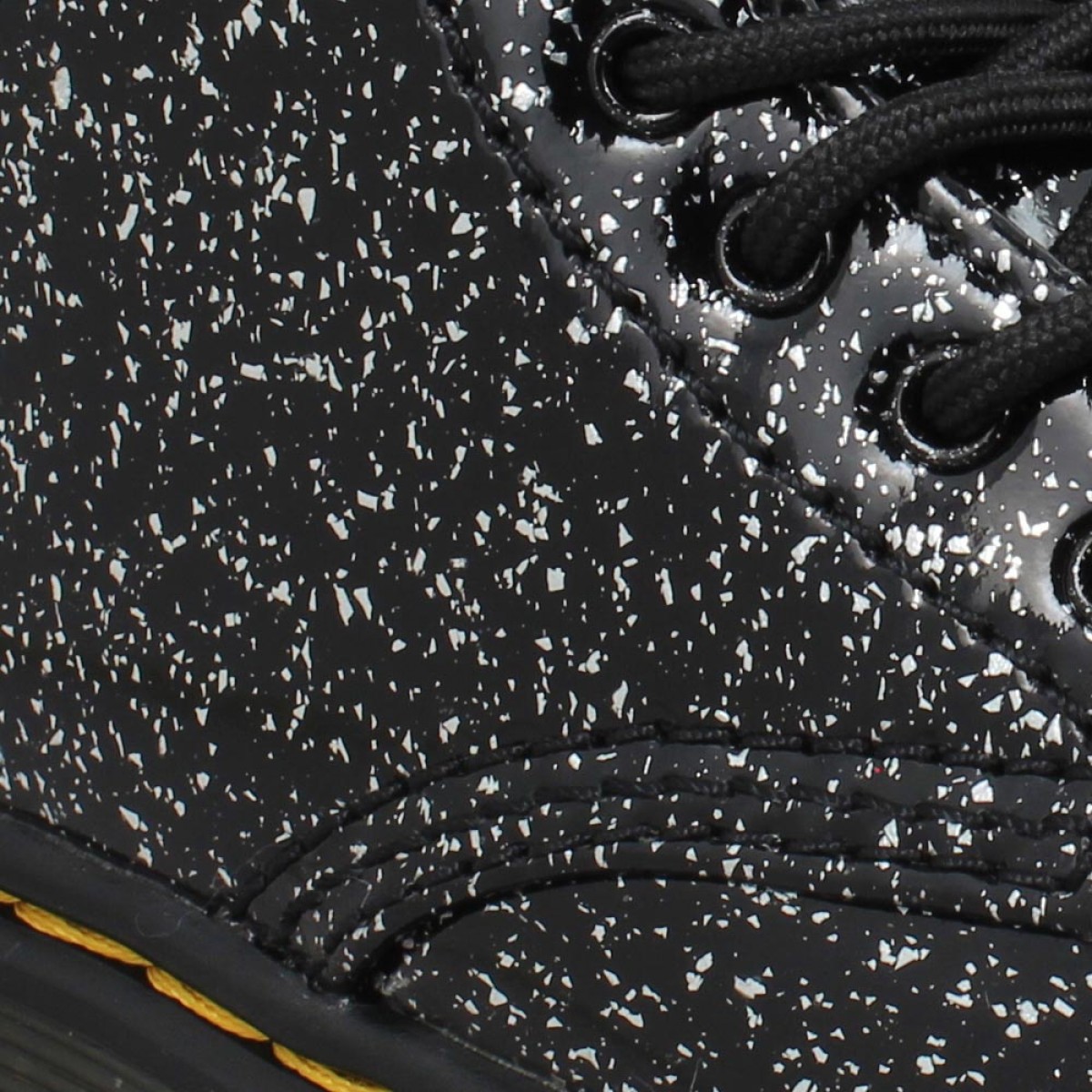 Doc martens clearance glitter noir
