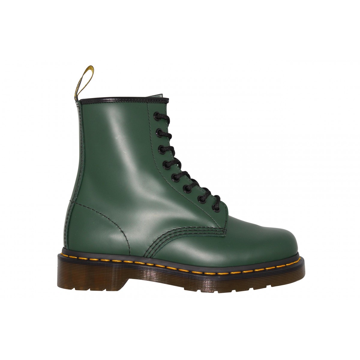 Dr martens 1460 cuir femme vert | Fanny chaussures