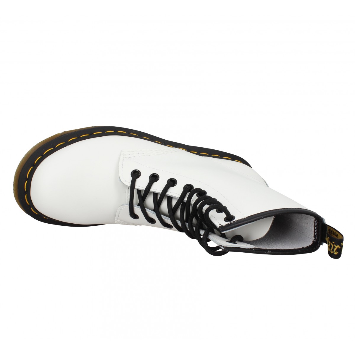 Dr martens 1460 cuir smooth femme blanc femme Fanny chaussures