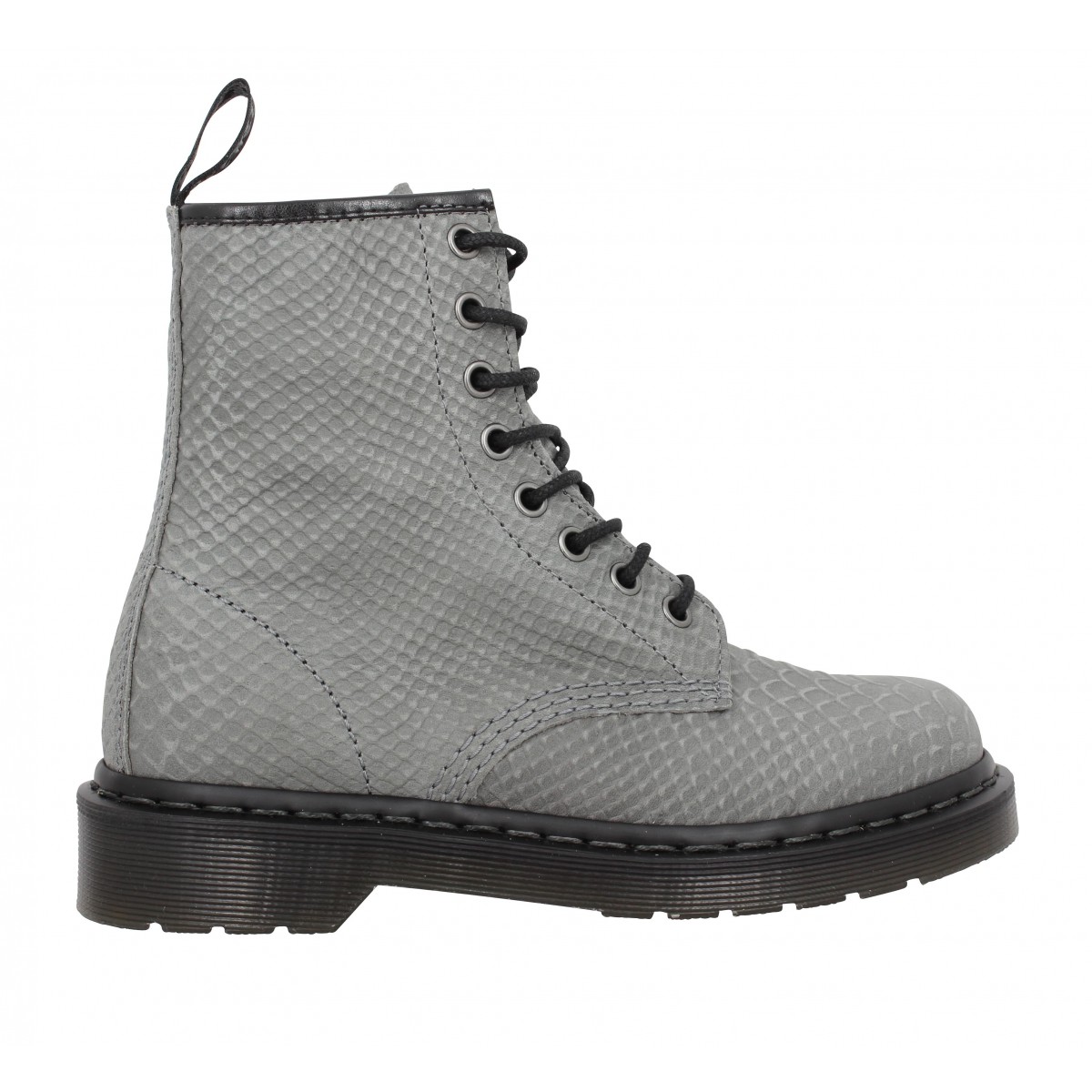 Split Onhandig Bezit Dr martens 1460 python femme gris | Fanny chaussures