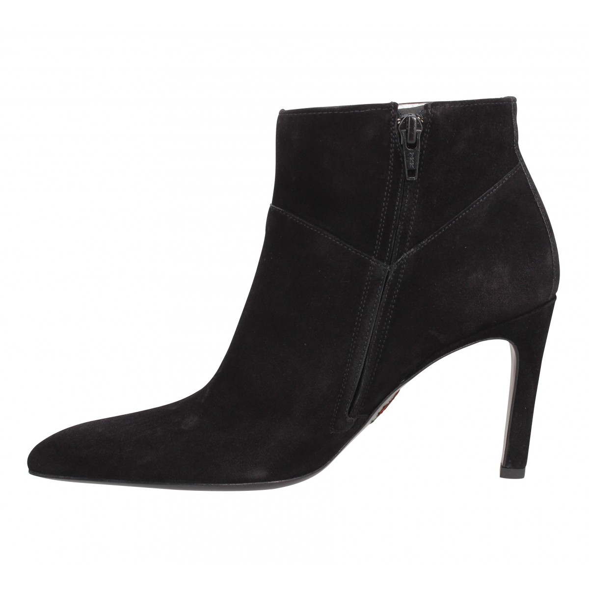 Boots hot sale velours femme