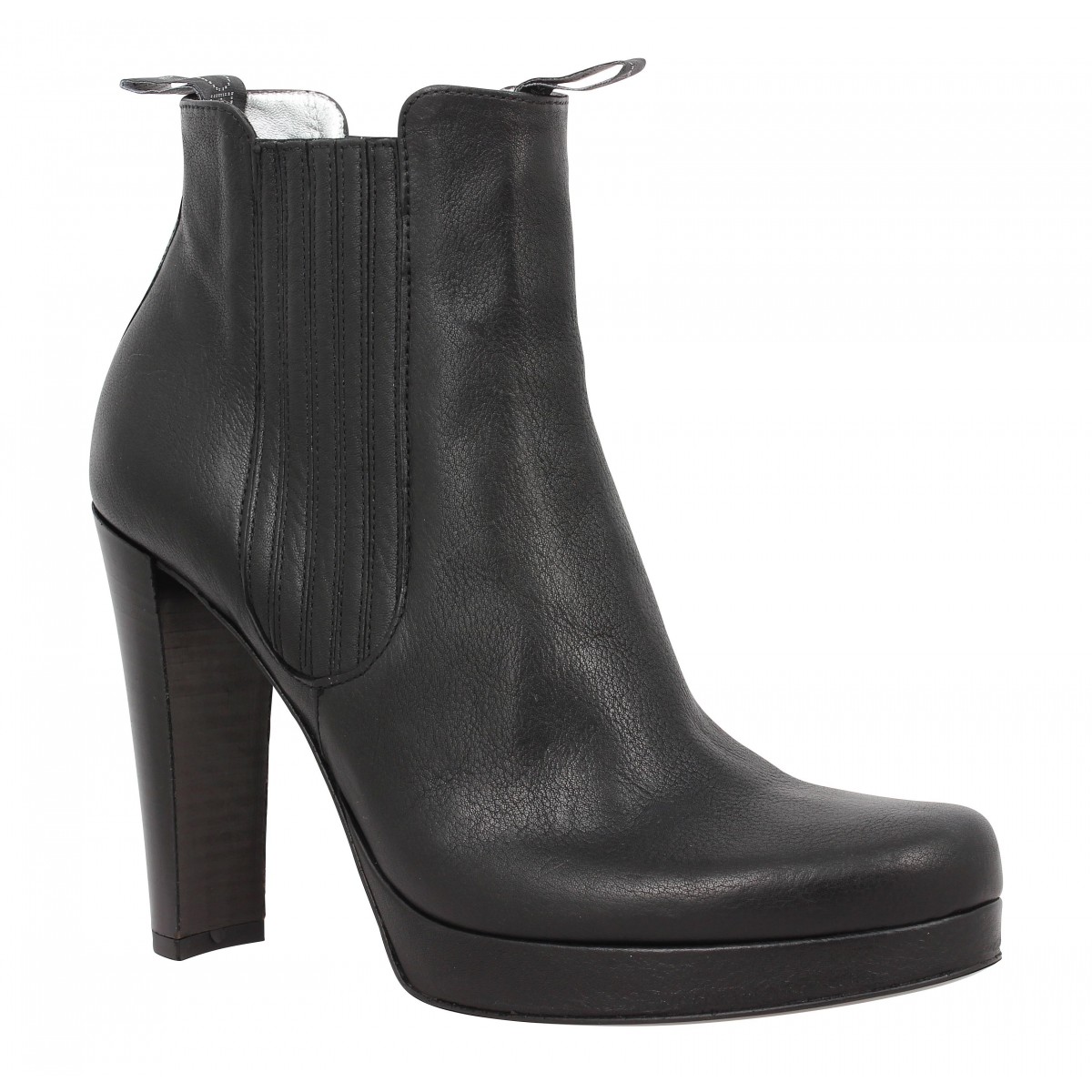 Bottines FREE LANCE Jana 7 Boot Elast cuir Femme Noir