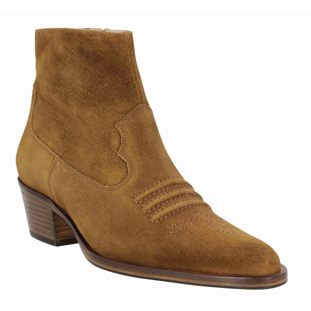 bottines velours femme