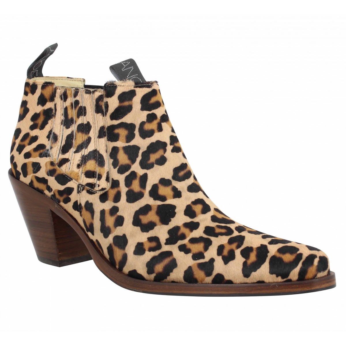 bottes femme leopard