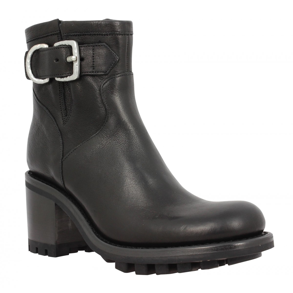 Bottes FREE LANCE Justy 7 Smalgero cuir Femme Noir