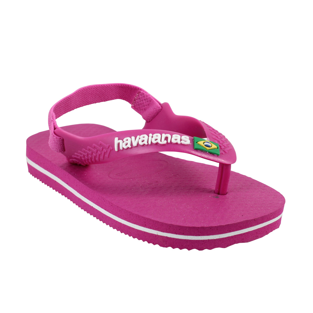 Tongs HAVAIANAS Baby Brasil Logo caoutchouc Enfant Pink Gum