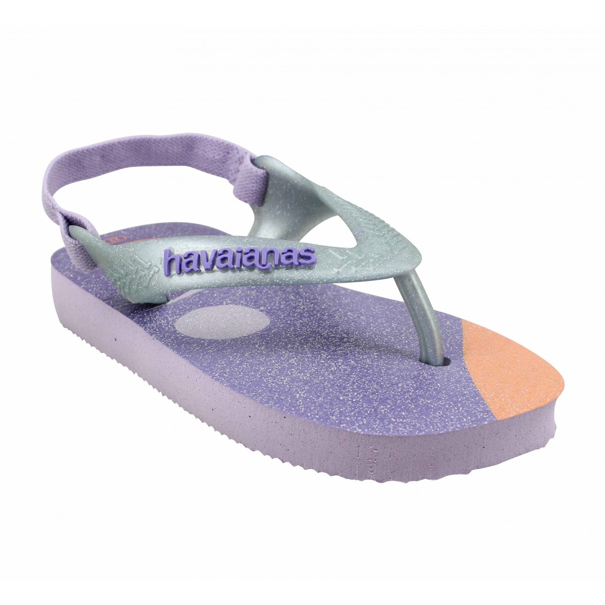 Tongs HAVAIANAS Baby Palette Glow caoutchouc Enfant Lilas