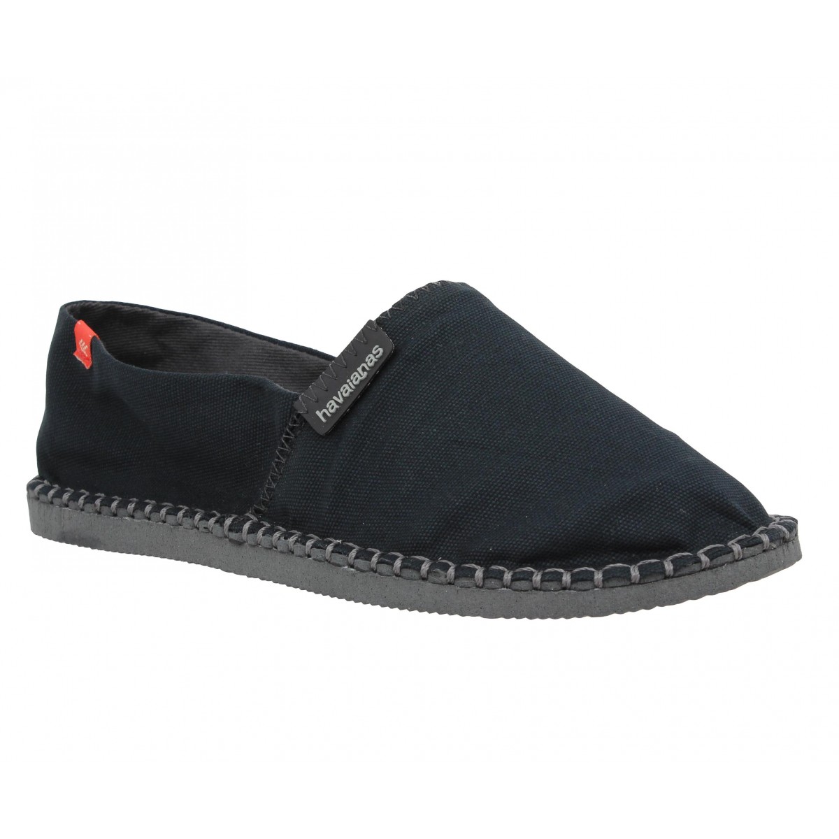 Espadrilles HAVAIANAS Origine toile Femme Noir