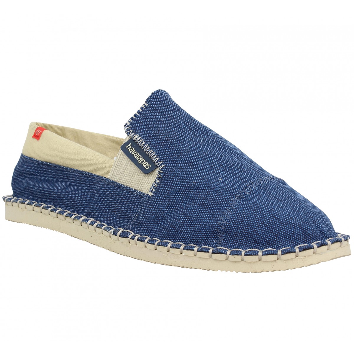 Espadrilles HAVAIANAS Origine Yatch toile Homme Navy
