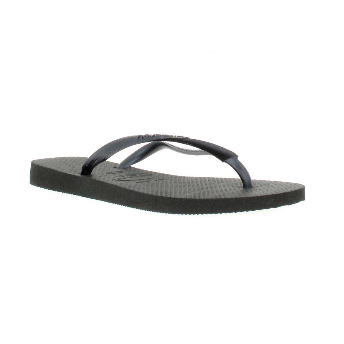 HAVAIANAS Slim caoutchouc Femme-35/36-Noir